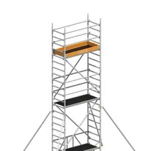 Billig Layher Steigtechnik Fertiggerüst Zifa P2, mit ausziehbaren Gerüststützen, 6,61 m