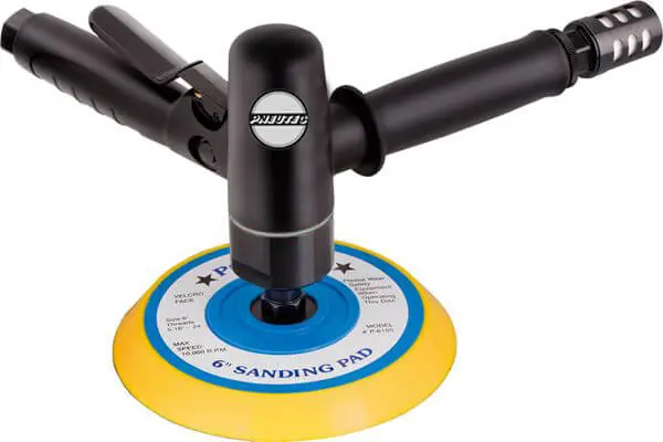 Heißes Angebot Pneutec Winkelpoliermaschine UT8769 mit Klettteller, 3.000 U/min