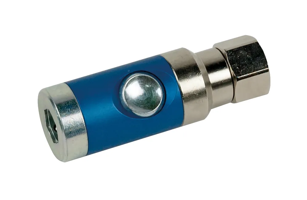 Pneutec Sicherheitskupplung drehbar 1/2 Zoll IG, 77,5 mm, SW 24 Schneller Versand