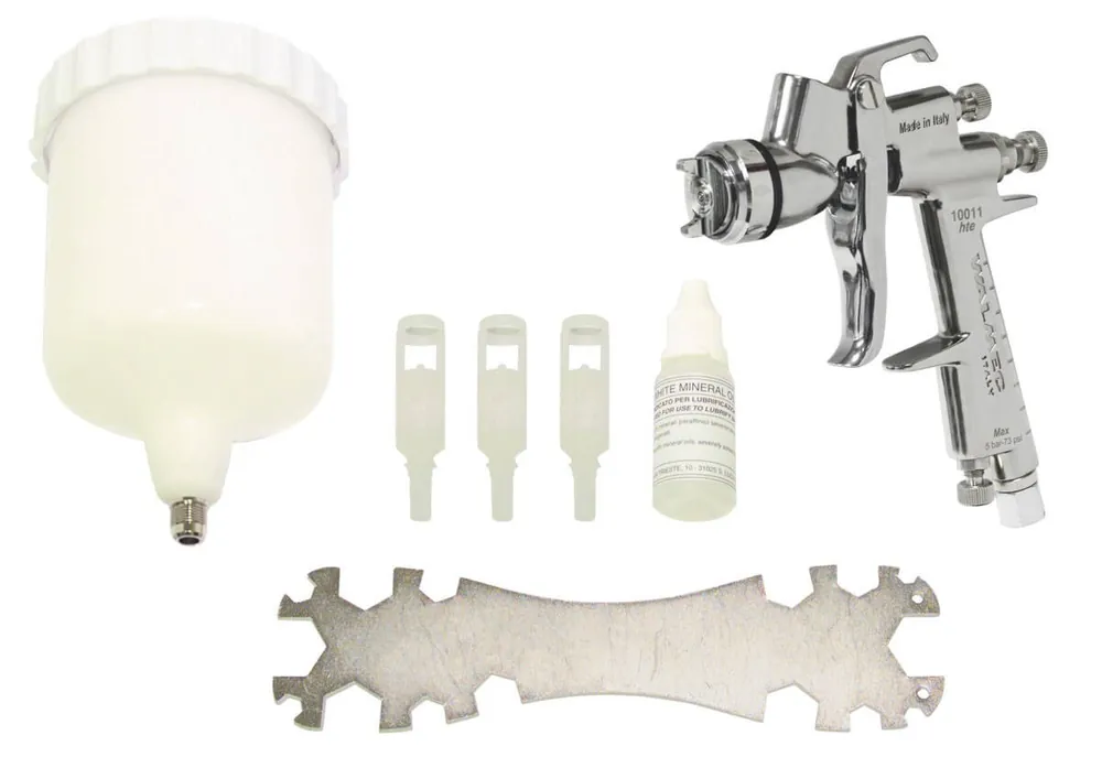 Begrenztes Angebot ELMAG Farbspritzpistole 10011 HTR SR Set mit Düsensatz 2,5 mm