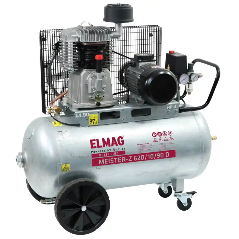 Sichere Zahlung ELMAG Kompressor MEISTER-Z verzinkt 620/10/90 D