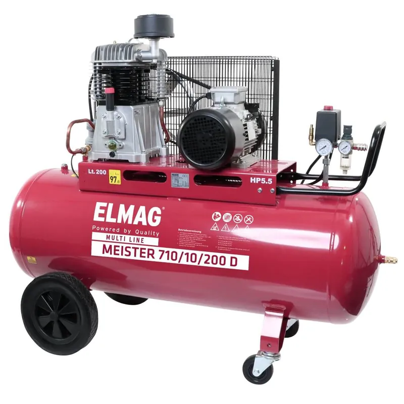 ELMAG Kompressor MEISTER 710/10/200 D Mega-Angebot