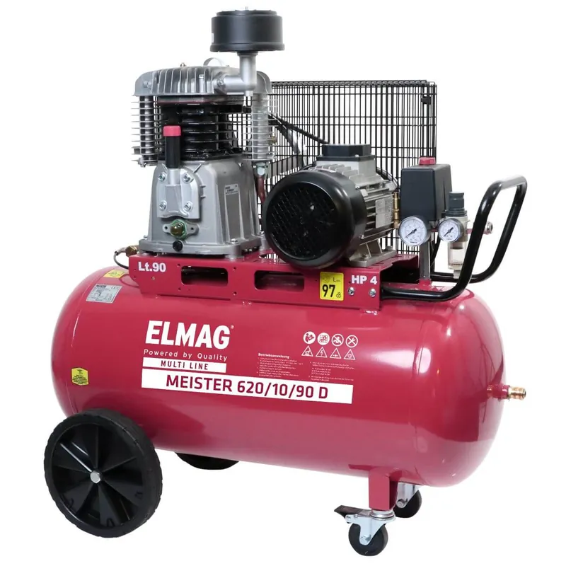 Preisreduziert ELMAG Kompressor MEISTER 620/10/90 D