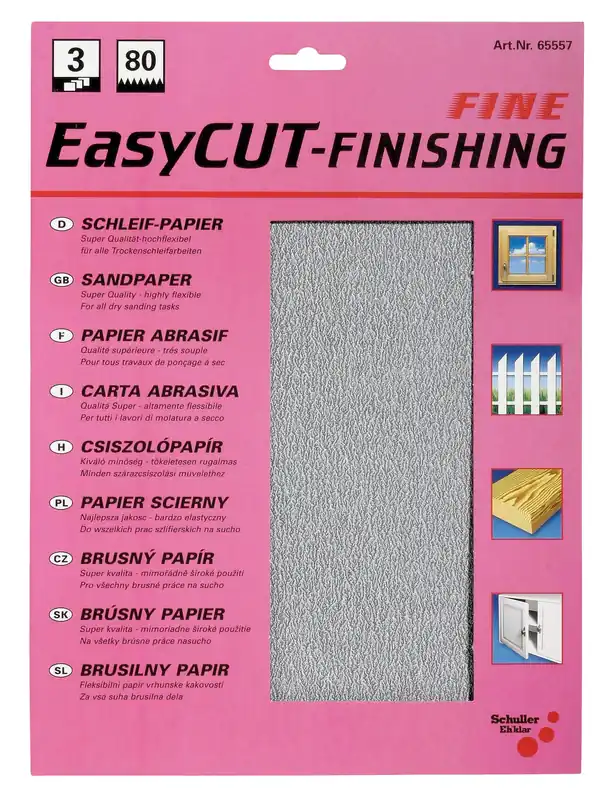 Schuller Lackschleifpapier EasyCut 230 x 280 mm, SB verp Körnung: K400 Abverkauf