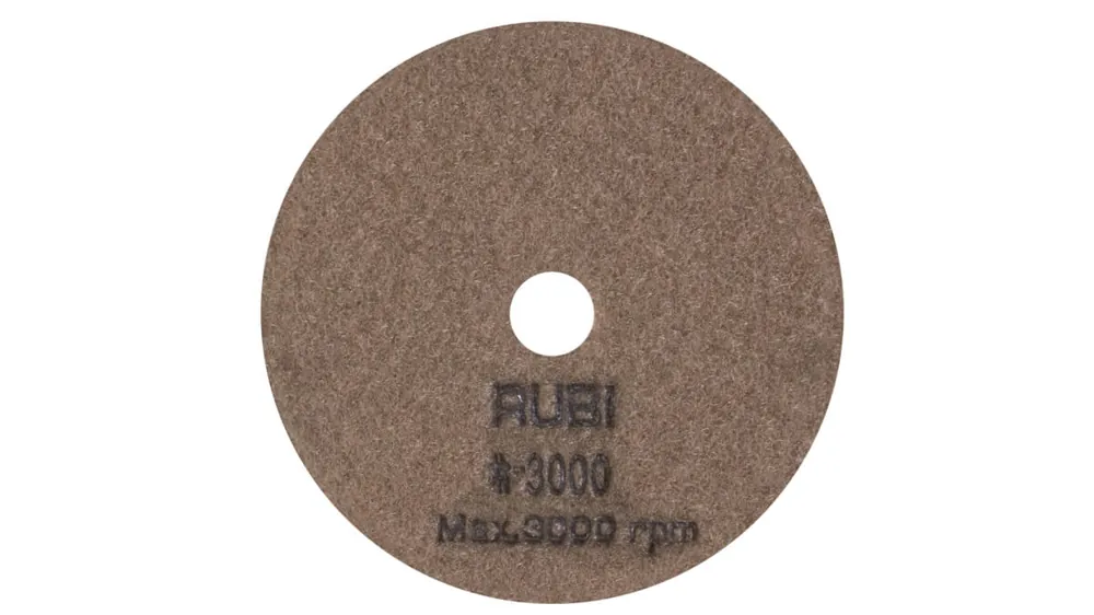Markenprodukt Rubi Diamantpad Ø 100 mm Trockenpolitur Körnung: K3000