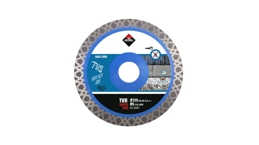 Rubi Diamanttrennscheibe Turbo Viper TVR SUPERPRO Durchmesser: 125 mm Super-Preis