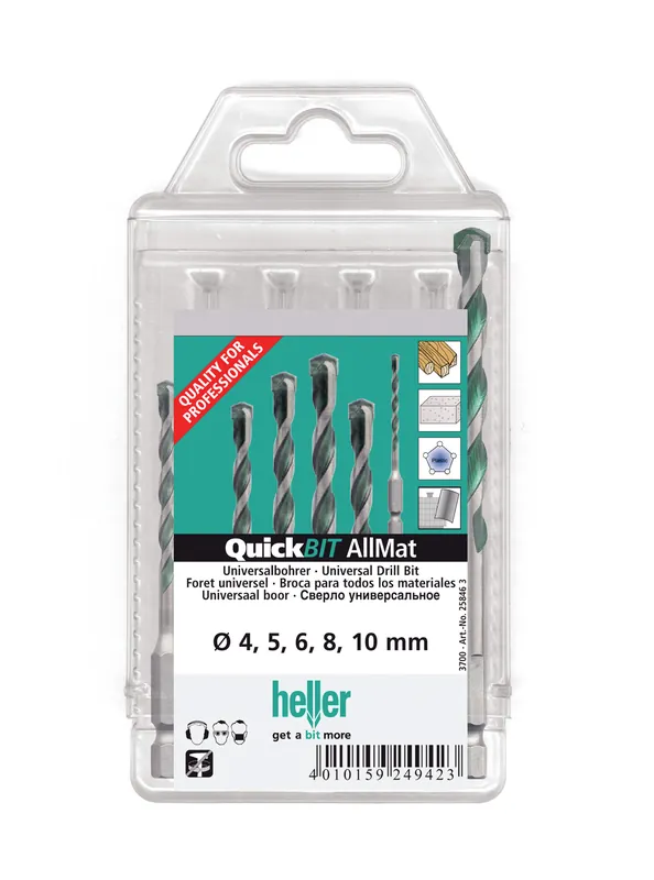 Beliebt Heller QuickBit® Allmat Universalbohrer-Set 5-teilig