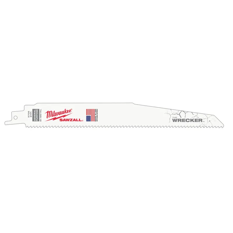 Milwaukee Bi-Metallsäbelsägeblatt Wrecker schräg Länge: 300 mm, 25er Pack Sale