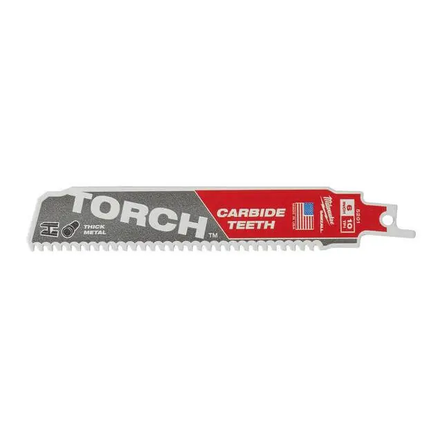Milwaukee Säbelsägeblatt Metall THE TORCH HM-bestückt Länge: 150 mm, 5er Pack Knallerangebot