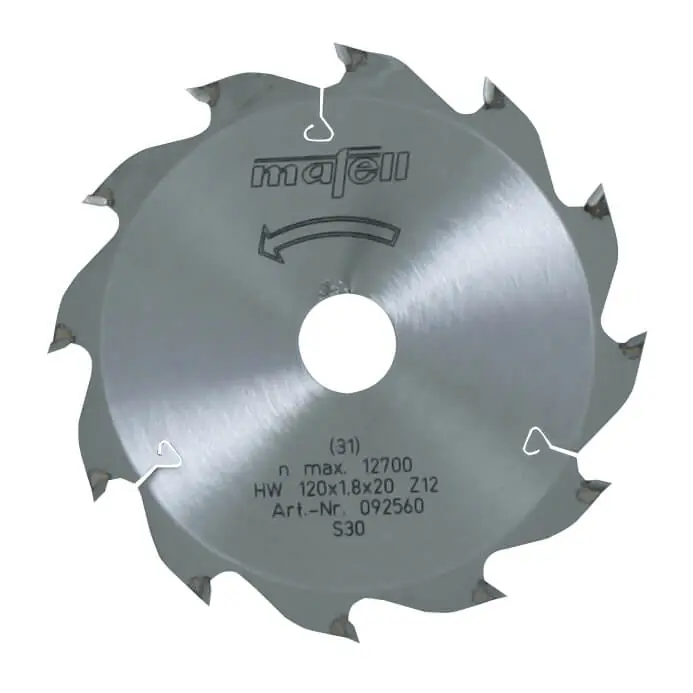 Echt MAFELL Sägeblatt HM 120x1,2/1.8x20 mm Zahnanzahl: 12 Zähne WZ