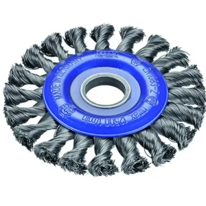 Osborn Rundbürste, Stahldraht gezopft INOX 0,35 mm Durchmesser: 125 mm Abverkauf