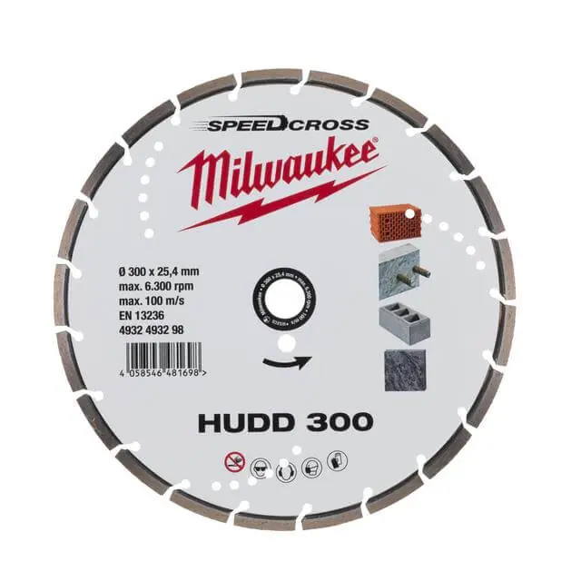 Wochenendangebot Milwaukee SpeedCross Diamanttrennscheibe HUDD  Durchmesser: 300 mm
