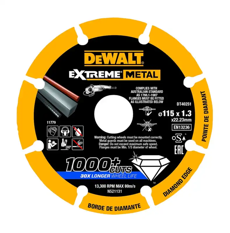 DeWALT Diamant-Trennscheibe EXTREME® Durchmesser: 355 mm Solange Der Vorrat Reicht