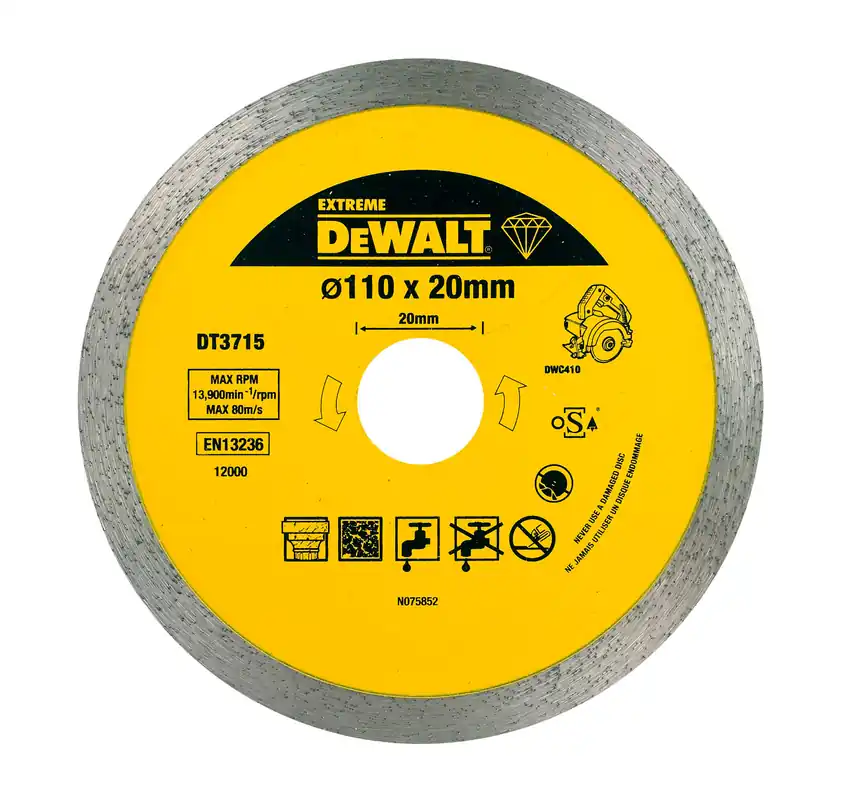 DeWALT Diamant-Trennscheibe EXTREME® Granit 110 mm für DWC410 Top-Angebot