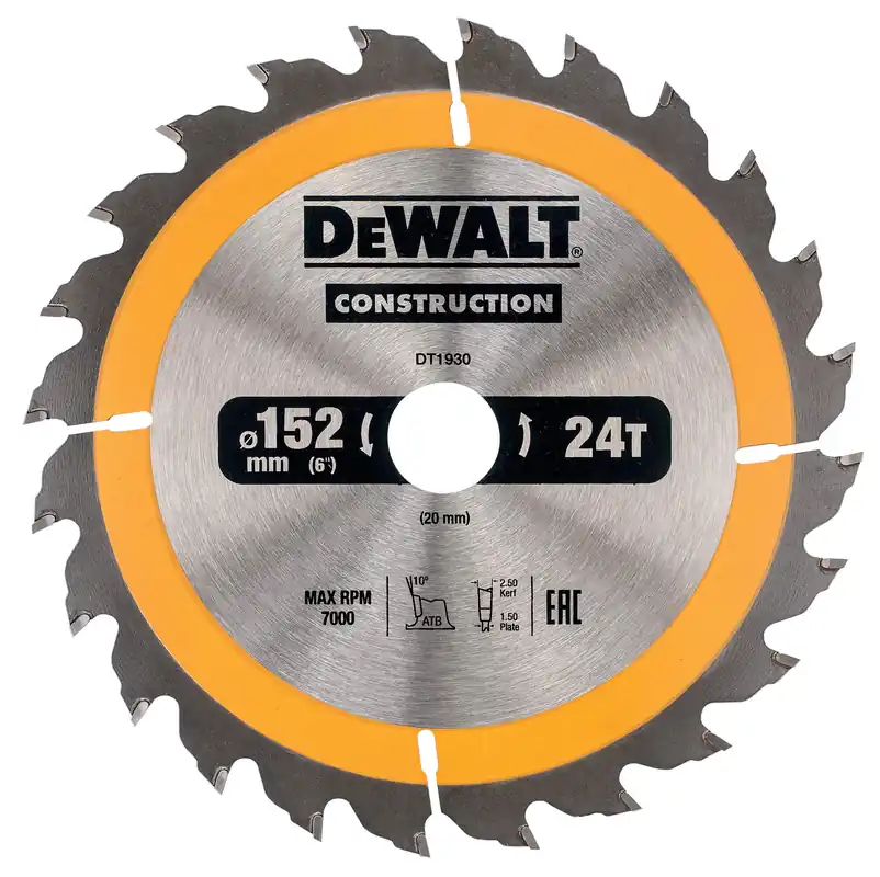 Aktuell DeWALT Bau-Kreissägeblatt Größe: 184 x 16 mm, 30 Zähne 10°
