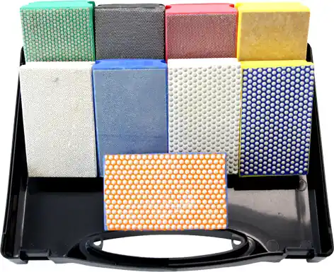 Sofort Bestellen Clever Diamond Diamant-Schleifpad-Set 9-tlg.