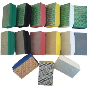 Clever Diamond Diamant Schleif-Handpads flexibel Abmessung 90 x 55 mm, K3000, blau Körnung: K3000 Preisreduziert