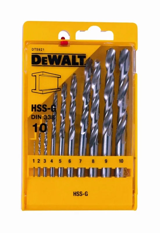 DeWALT Metallbohrer-Set 10-tlg. HSS-G Expressversand