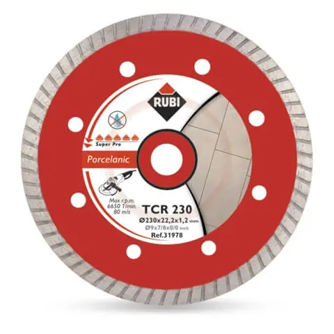 Garantierte Lieferung Rubi Turbo-Diamanttrennscheibe TCR SUPERPRO Durchmesser: 230 mm