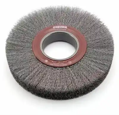 Osborn Rundbürste Ø 200 x 31,75 x 33 mm, Stahldraht gewellt INO x 0,30 mm Neue Ware