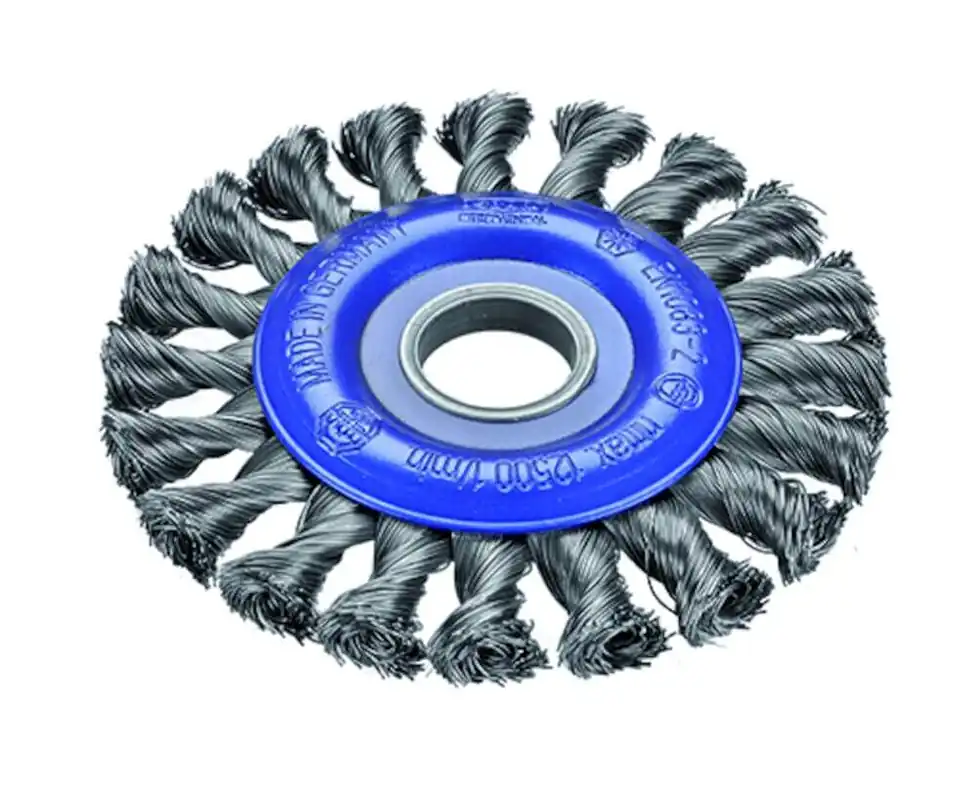 Osborn Rundbürste, Stahldraht gezopft 0,50 mm Ausführung: 115x6 mm, Bohrung 22,2 mm Direktkauf