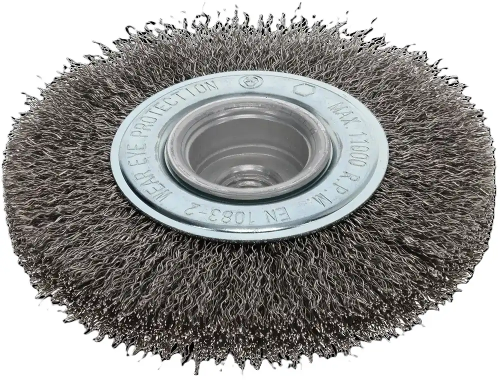 Osborn Rundbürste Ø 115 x 25 mm, gewellter Draht 0,3 mm Ausführung: Edelstahldraht Sofort Bestellen