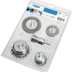 Heißes Angebot Osborn DIY Bürsten-Set 5-tlg, gewellter Draht