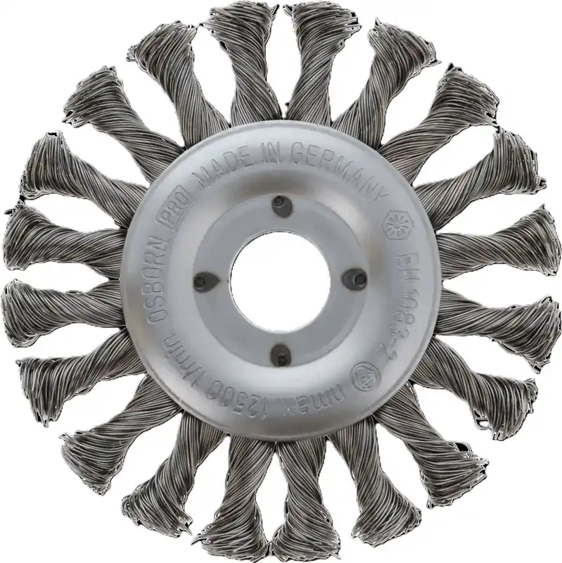 Osborn Rundbürste Ø 125x 13 mm, Stahldraht gezopft Drahtstärke: 0,5 mm Heißes Angebot