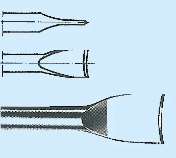 Neu Pneutec Trennmeißel 6-kant Länge: 120 mm
