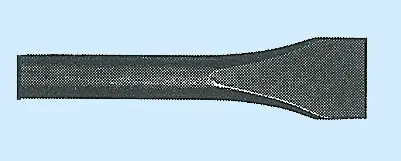 Direktkauf Pneutec Flachmeißel 6-kant für UT8641H Breite: 50 mm
