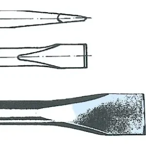 Pneutec Flachmeißel 6-kant 19 x 410 mm für Druckluftwerkzeuge Kracherpreis