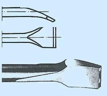 Pneutec Schabmeißel 6-kant Ausführung: Länge 125 mm, Einsteckende 10 mm Sechskant Bestpreis