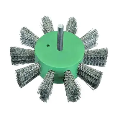 Online Kaufen Osborn Fächerbürste Ø 100x25 mm, S6, gewellter Messingdraht 0,30 mm