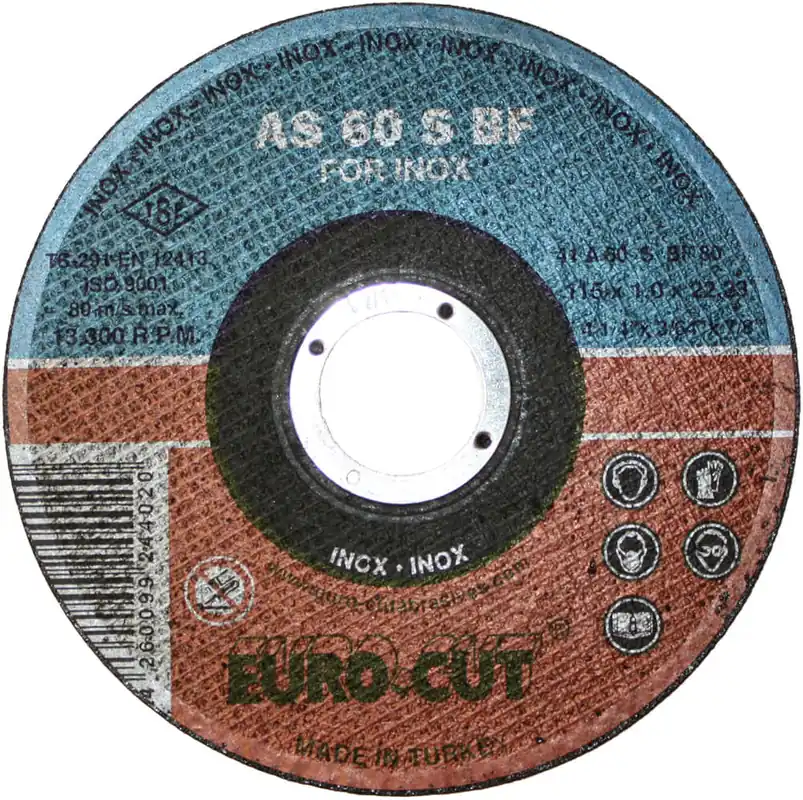 Expressversand profibau Edelstahl-Trennscheibe Euro-Cut, gerade Maße: 125 x 1,6 x 22 mm