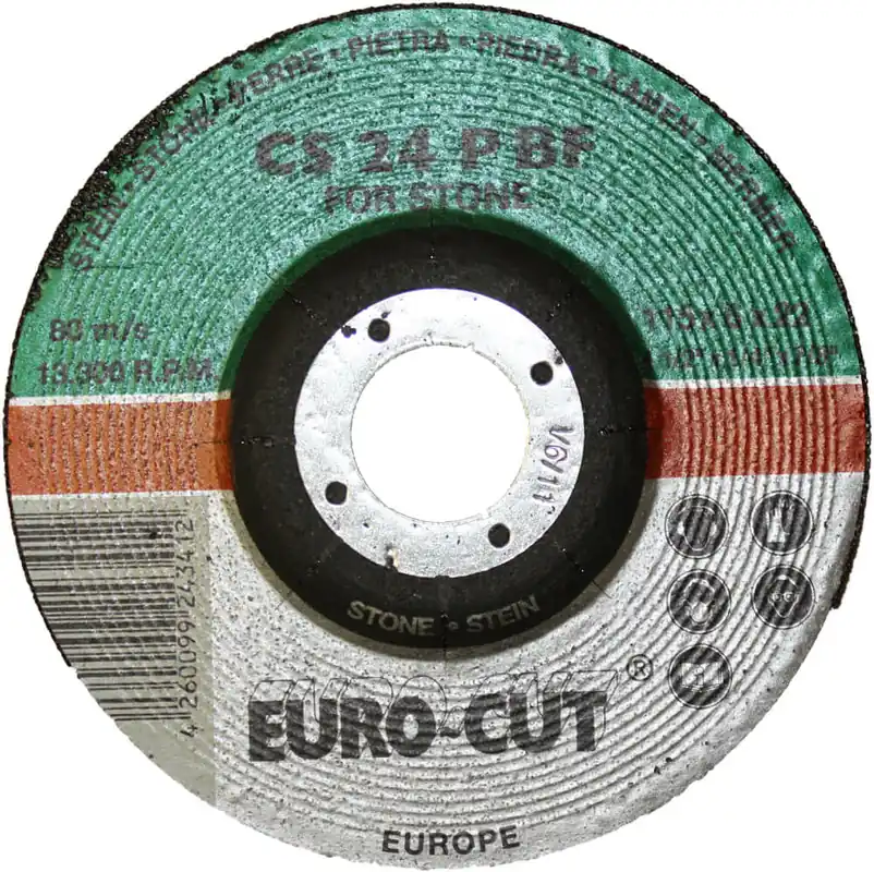Top-Preis profibau Stein-Schruppscheibe Euro-Cut gekröpft 115 x 6 x 22 mm