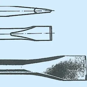 Knallerangebot Pneutec Flachmeißel 6-kant, 35 mm breit Ausführung: 10,5 mm, Einsteckende Sechskant