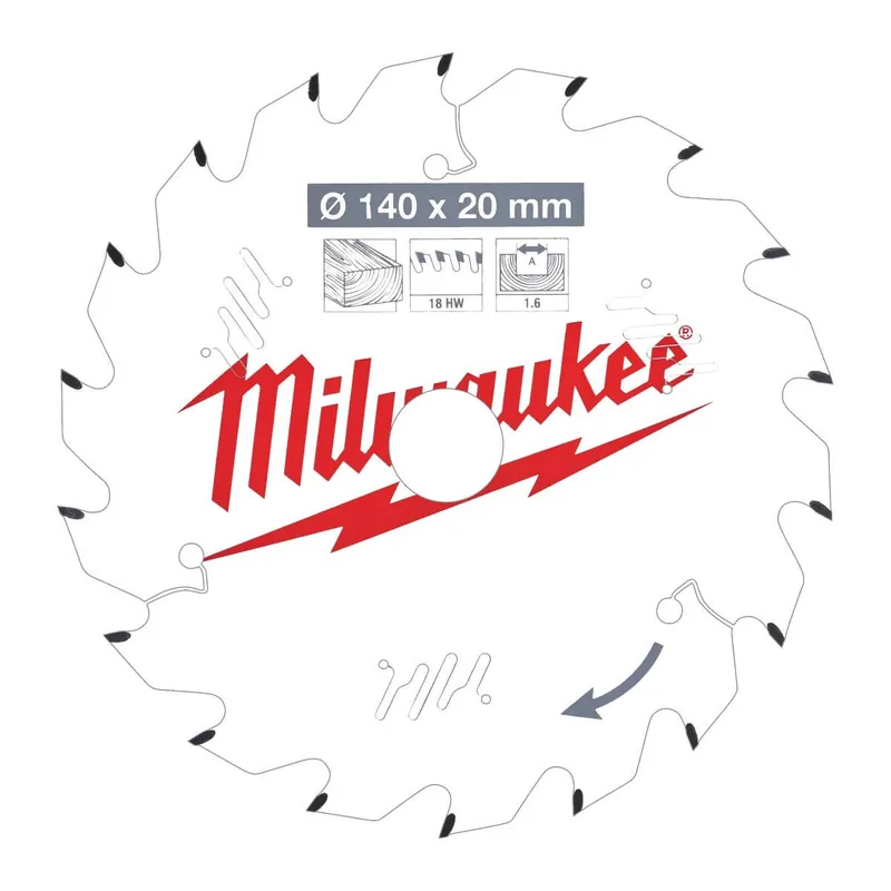 Abverkauf Milwaukee Kreissägeblatt-Doppelpack 160 x 20 mm, Z40 WZ für Akku-Handkreissägen