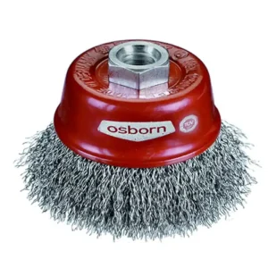 Jetzt Bestellen Osborn Topfbürste M14x2,0,Stahldraht gewellt INOX 0,30 mm Durchmesser: 75 mm