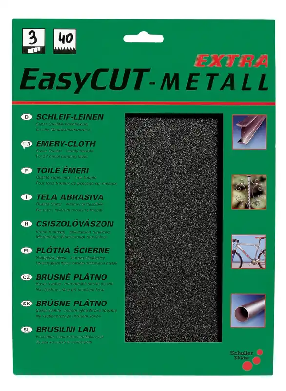 Schuller Schmirgelleinen EasyCut 230 x 280 mm Körnung: K180 Nur Heute