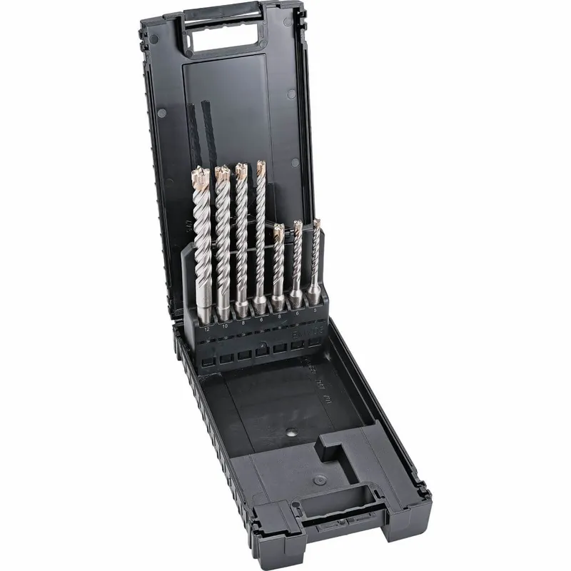 Zertifiziert FLEX Hammerbohrer-Set 7-teilig SDS-plus 4-Schneiden Xtreme Plus