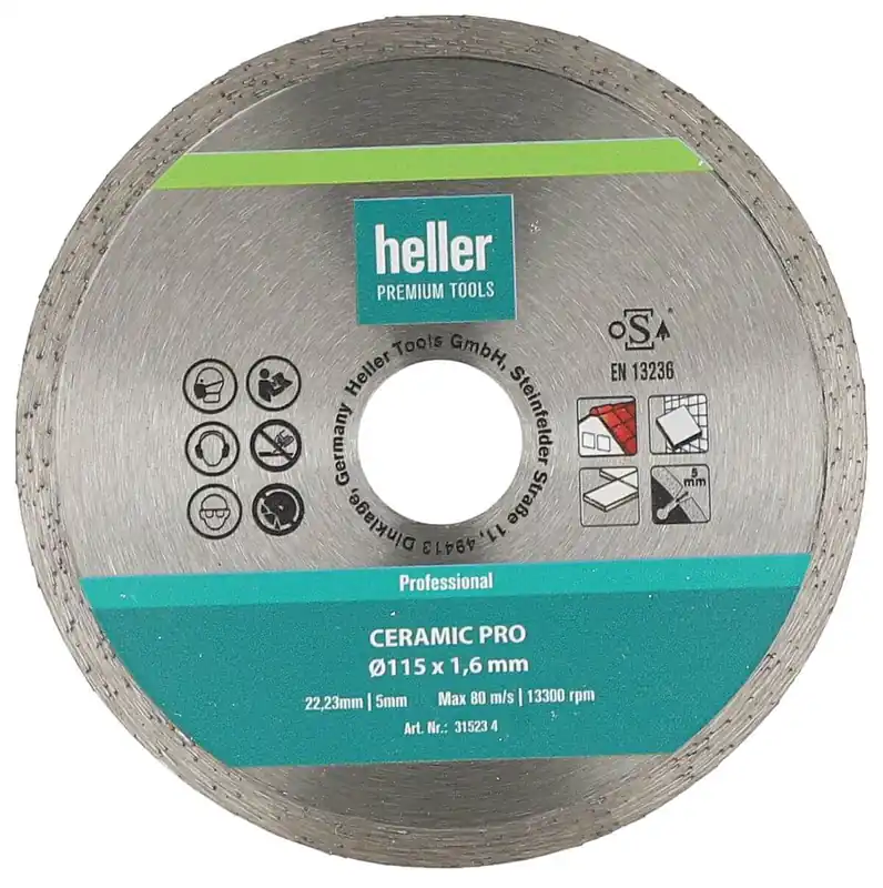 Ausverkauf Heller Diamant-Trennscheibe Keramik Pro Größe: 230 x 30/25