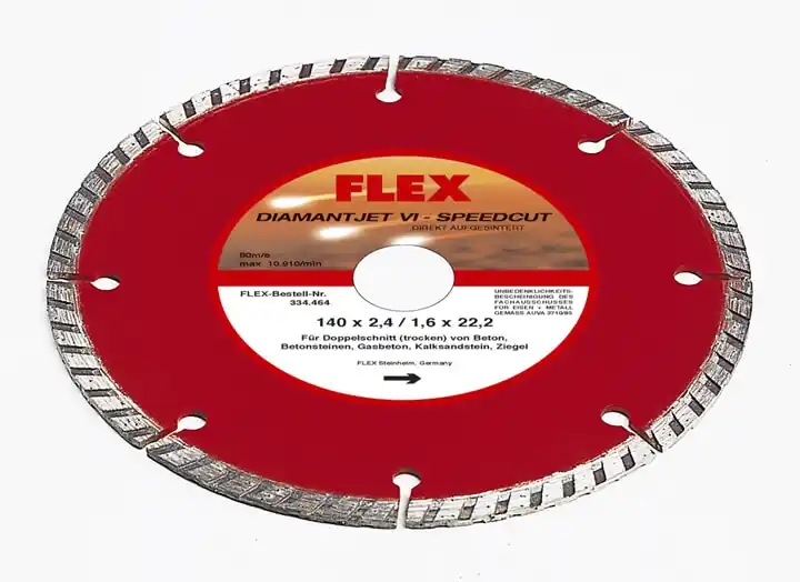 Zertifiziert FLEX Diamantjet VI-Speedcut Ø 140 mm für MS 1706 FR