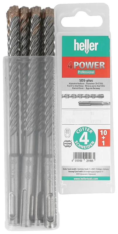 Sonderangebot Heller Hammerbohrer-Set 4Power SDS-plus 5-teilig