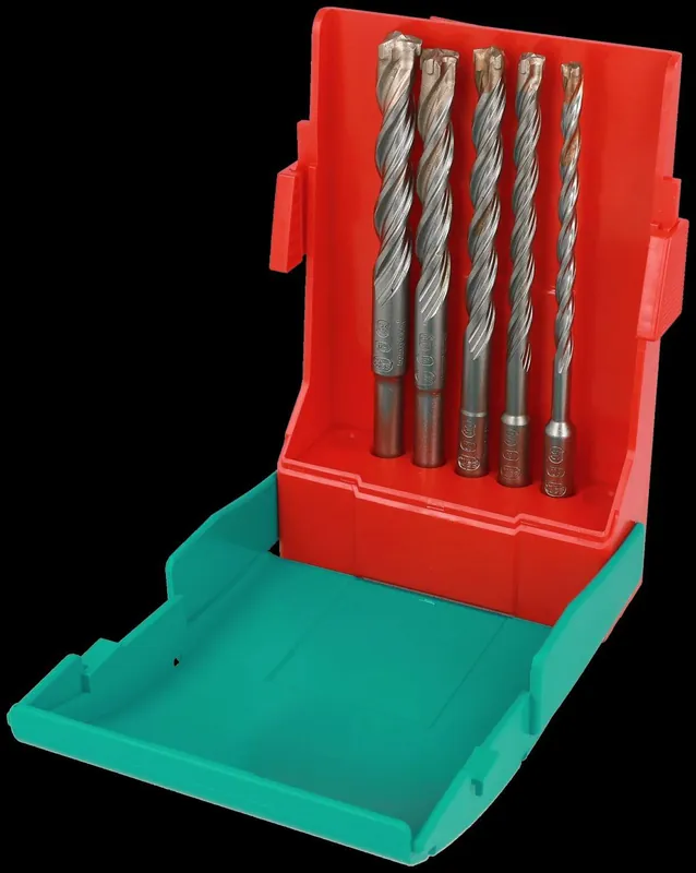 Sichere Zahlung Heller TriJet SDS-plus Hammerbohrer-Set 5-tlg.