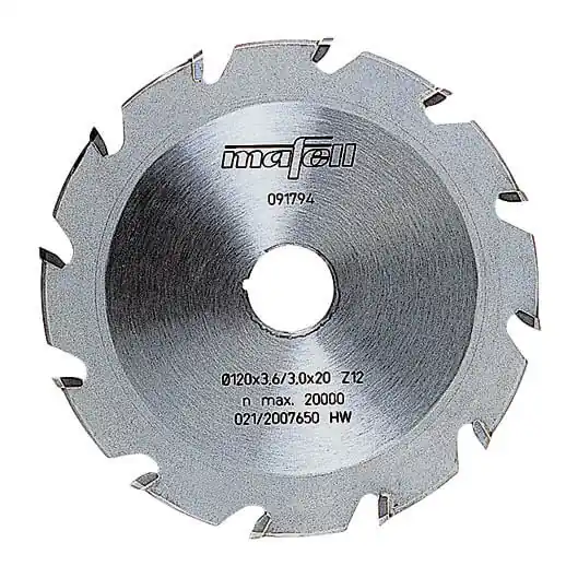 Direktkauf MAFELL Nutenfräsblatt elipsenförmig, HM 120 x 20 mm Ausführung: 120 x 4,2 x 20 mm, 12 Zähne
