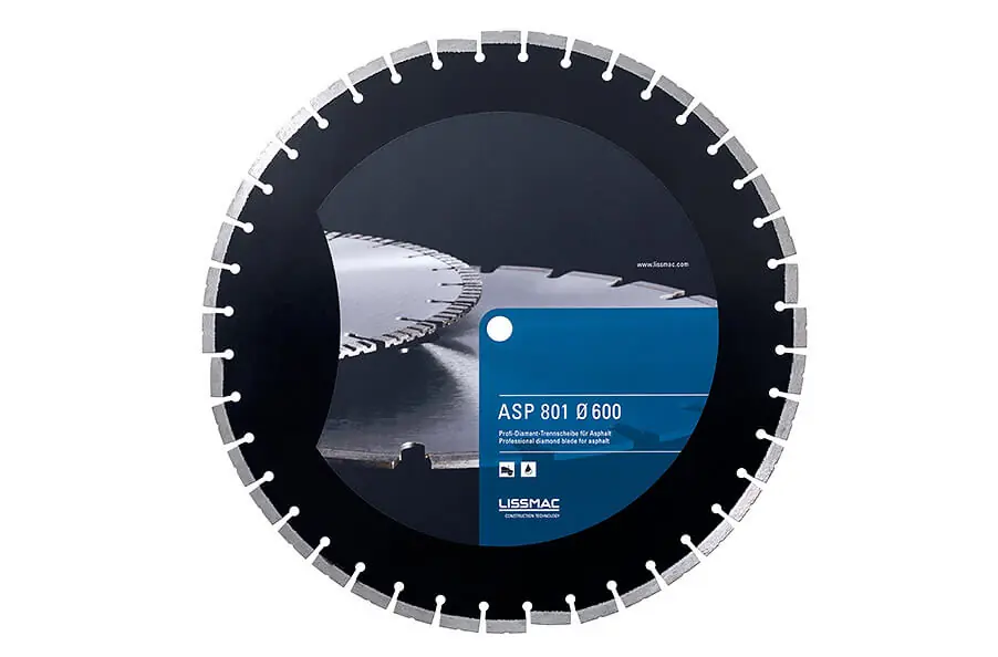 LISSMAC Diamant-Trennscheibe ASP 801, 1200 x 35-25,4 mm Ausführung: 1200 x 35-25 Knallerangebot