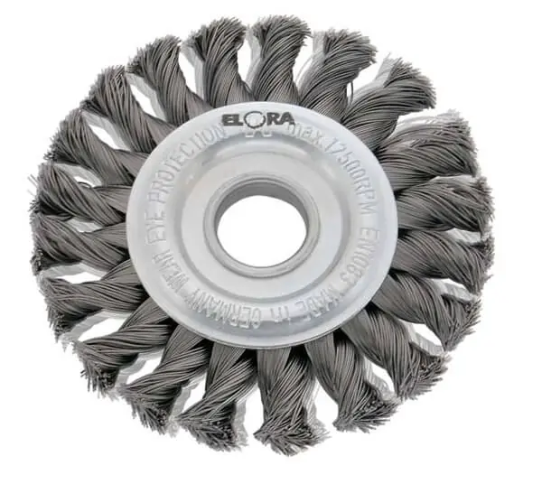 Saisonangebot ELORA Zopf-Rundbürste ELORA-2855 mit Aufnahmebohrung, Ø 115 mm