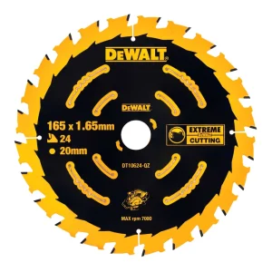 Aktuell DeWALT Akku-Handkreissägeblatt EXTREME® für DCS391 Größe: 165 x 20 mm, 40 Zähne, 18°
