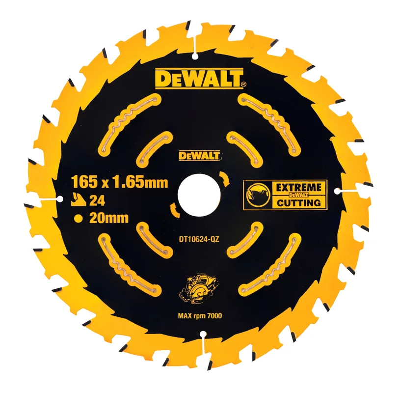 Aktuell DeWALT Akku-Handkreissägeblatt EXTREME® für DCS391 Größe: 165 x 20 mm, 40 Zähne, 18°