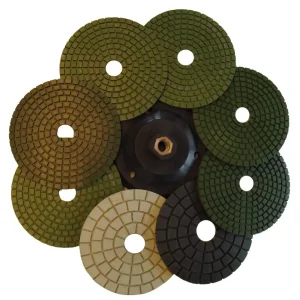 Clever Diamond Aufnahmeteller für Schleifpads 125 mm, M14 Klett, zum Flächenschleifen, starr Größe: starr, 100 mm Zertifiziert